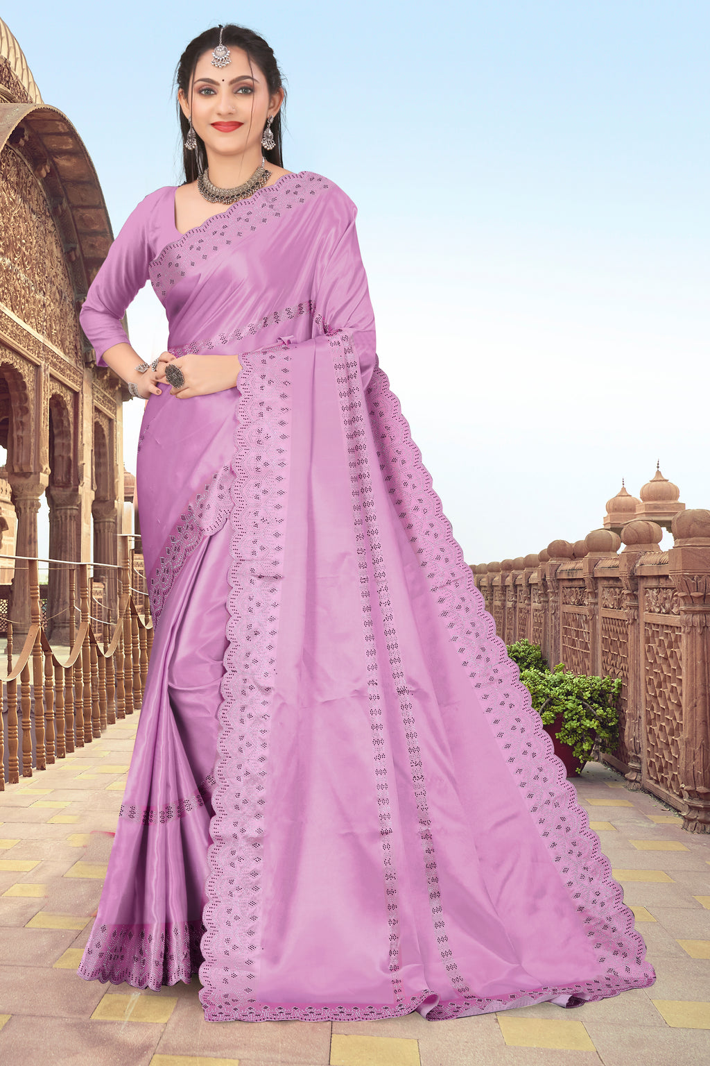 Womens New Latest Bollywood Fancy Party Wear Satin Silk