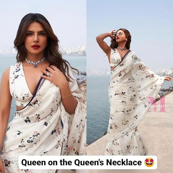 Trendy Digital Print Georgette Silk Saree for Party & Daily Wear