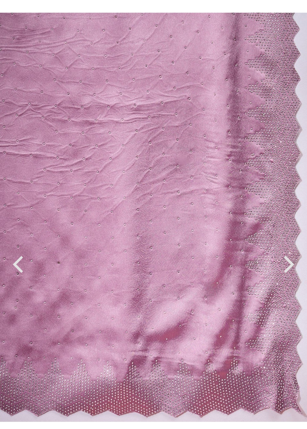 Designer Pure Satin Silk Cut Work Siroski border work saree and Siroski work matching blouse