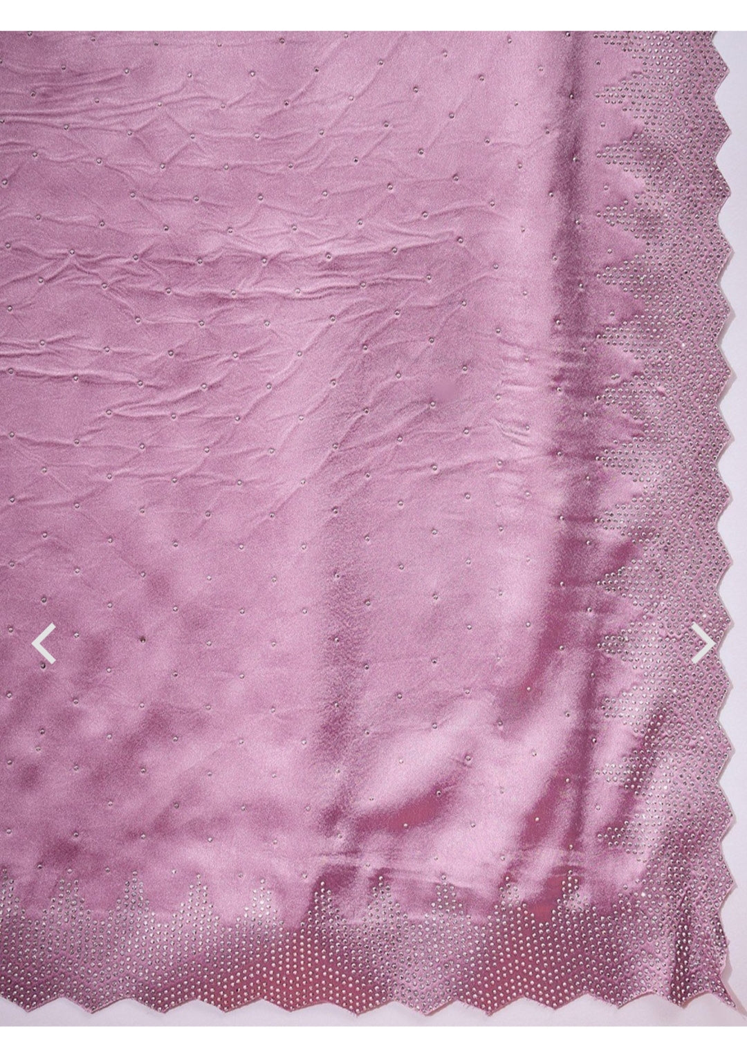 Designer Pure Satin Silk Cut Work Siroski border work saree and Siroski work matching blouse