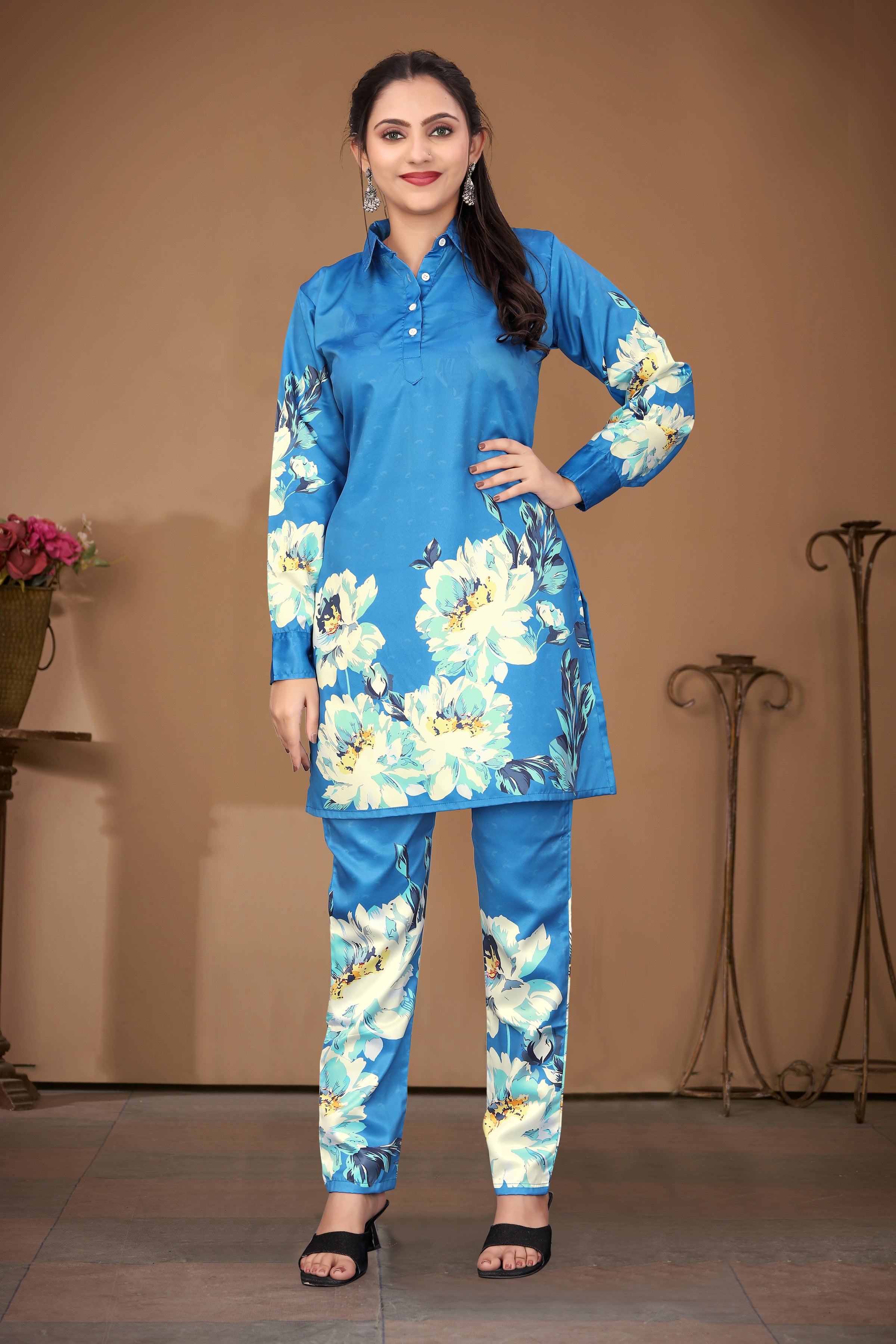 Stylish Co-ord Set for Women – Trendy Summer Travel Outfit | Lightweight 2 Piece for Holiday Look