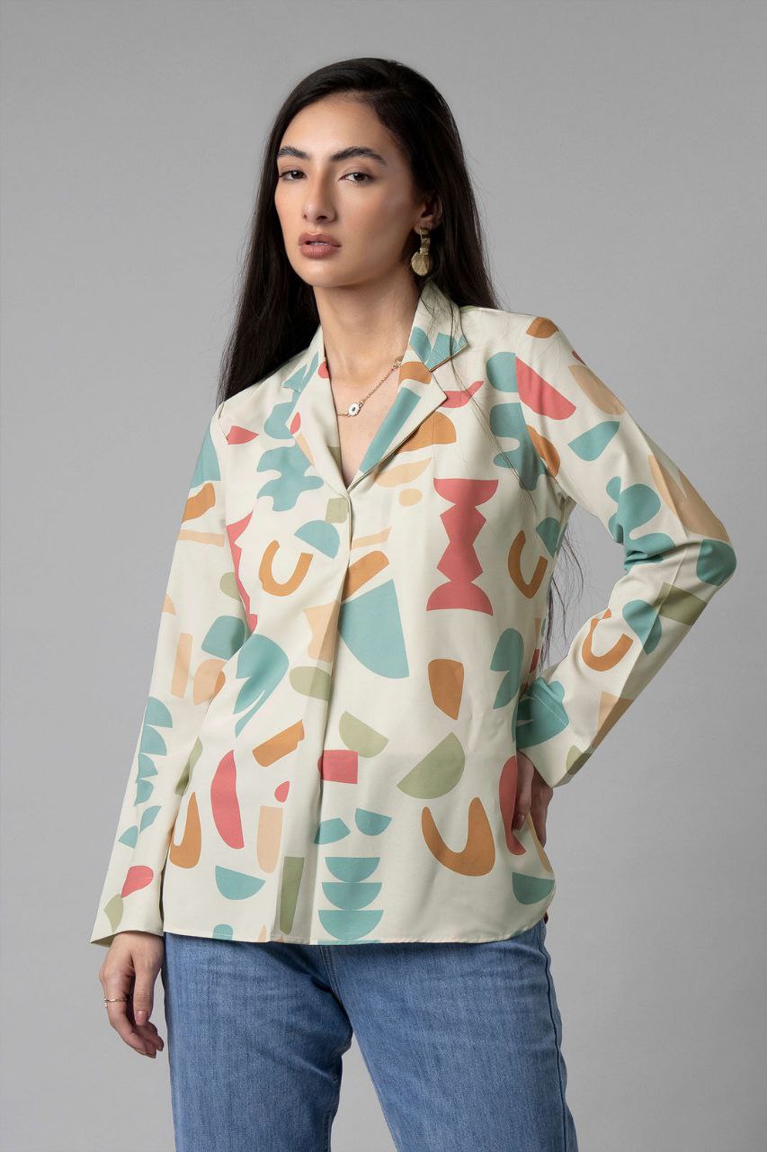 Trendy Women’s Oversized Long Shirt | Stylish Casual Top | Effortless Everyday Look with Comfortable Fit & Modern Design