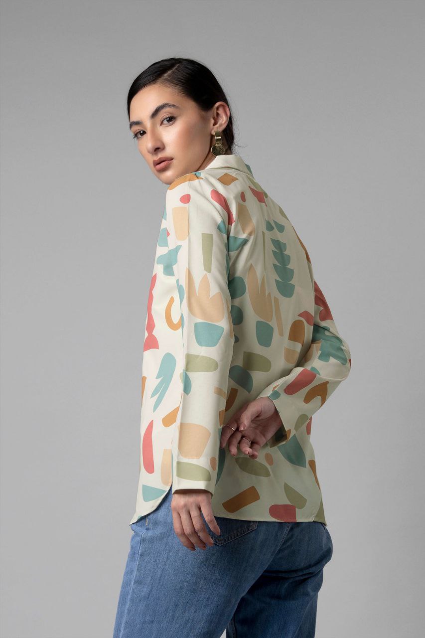 Trendy Women’s Oversized Long Shirt | Stylish Casual Top | Effortless Everyday Look with Comfortable Fit & Modern Design