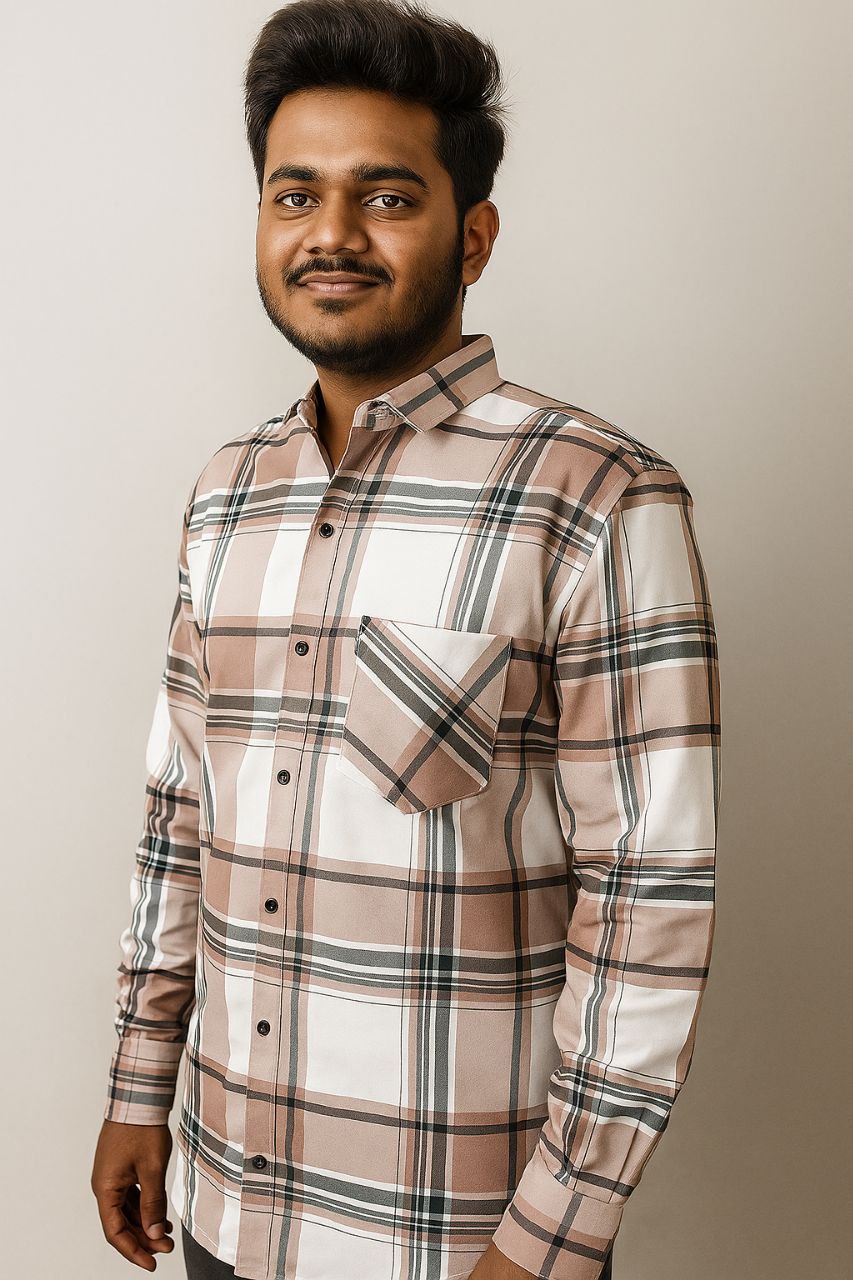 Fashion Men's Cotton Full Sleeve Regular Fit Casual Solid White Shirt | Comfortable & Breathable Fabric | Stylish Everyday Wear for Office, Party & Outing