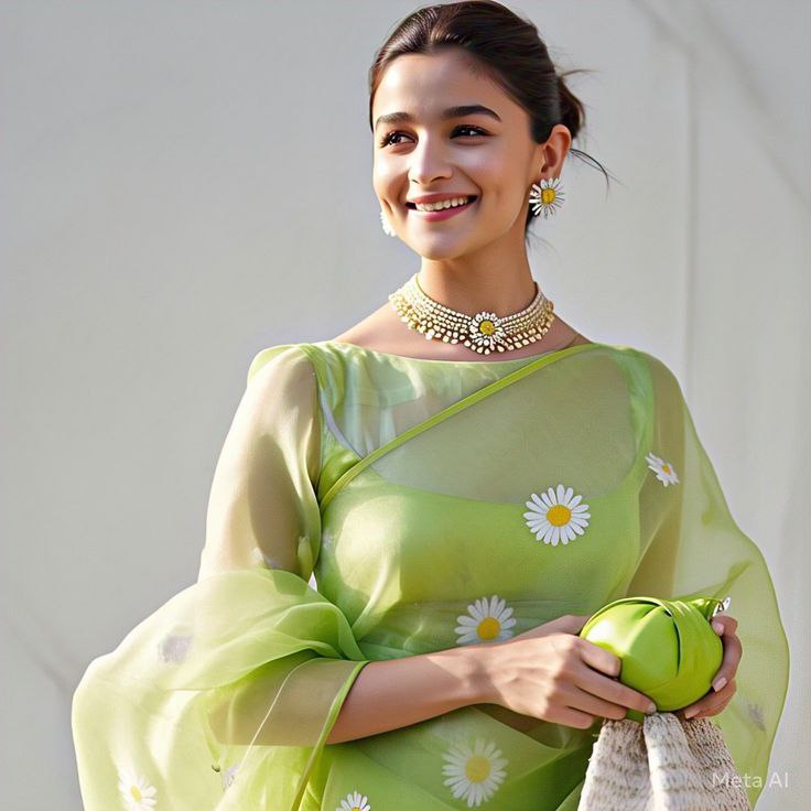 Satin Silk Georgette Saree with Digital Print – Party & Daily Wear K-D-Printerd-13