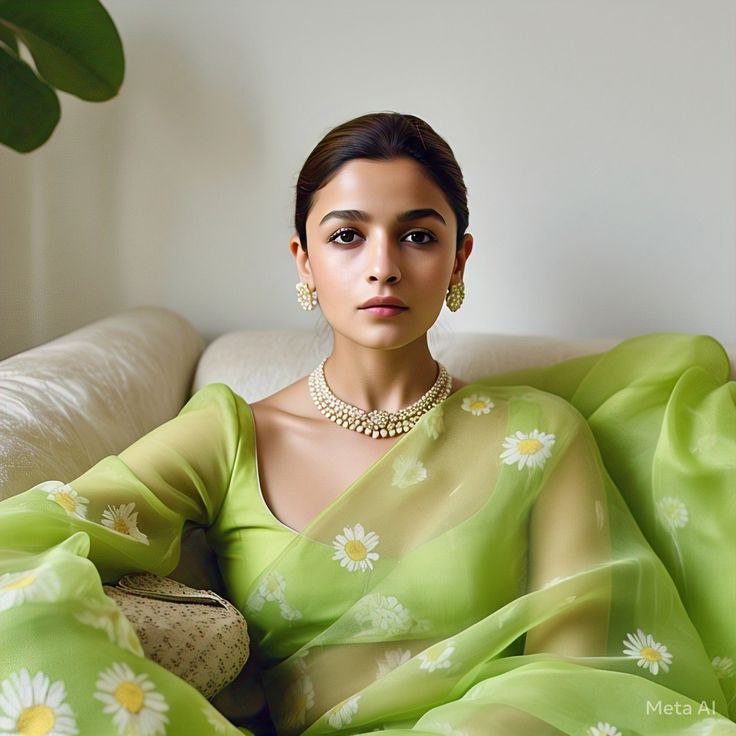 Satin Silk Georgette Saree with Digital Print – Party & Daily Wear K-D-Printerd-13